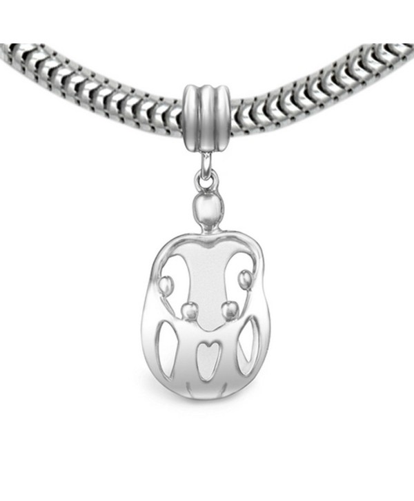 Loving Family Sterling Silver Mother Child Charm- 4 Children - CN11675HXYF