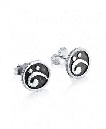 Sterling Silver Musical Earrings E0248S
