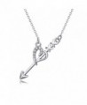 Angel caller Cupid's Love Arrow Braveheart Choker Women Pendant Necklace 18" - CX183D350YL