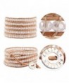 KELITCH Crystal Bracelet Handmade Stackable in Women's Wrap Bracelets