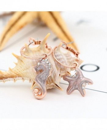 Kemstone Asymmetric Starfish Earrings Jewelry