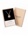 HooAMI Cremation Jewelry Memorial Necklace - Rose Gold-Gift Box - CS18544ZAIC