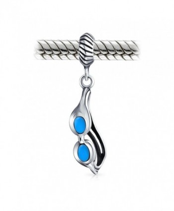 Bling Jewelry Simulated Turquoise Sterling in Women's Charms & Charm Bracelets