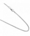 Pop-corn 2.7mm Chain .925 Italian Sterling Silver Necklace. 16-18-20-22-24-30 Inches - C311TY64ITR