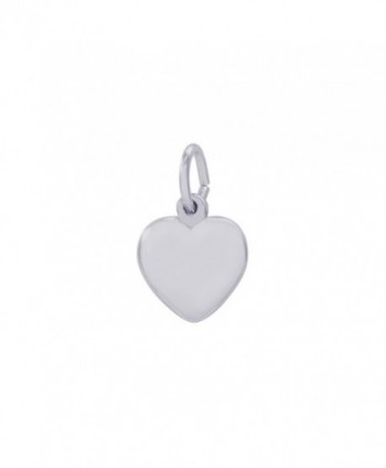 Rembrandt Sterling Silver Heart Charm - 3D - CO119EKWRO1