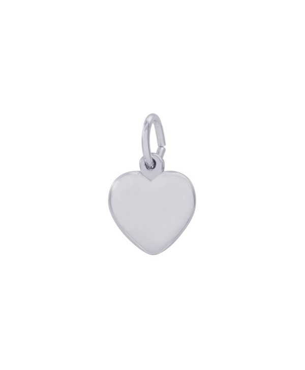 Rembrandt Sterling Silver Heart Charm - 3D - CO119EKWRO1