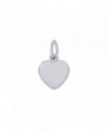 Rembrandt Sterling Silver Heart Charm - 3D - CO119EKWRO1