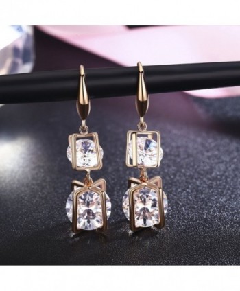 SBLING Plated Cubic Zirconia Earrings