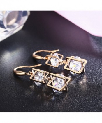 SBLING Plated Cubic Zirconia Earrings in Women's Drop & Dangle Earrings