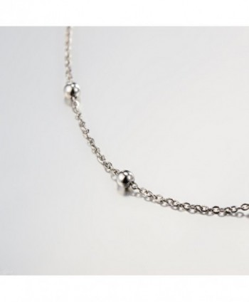 Choker Necklace Sterling Silver Satellite