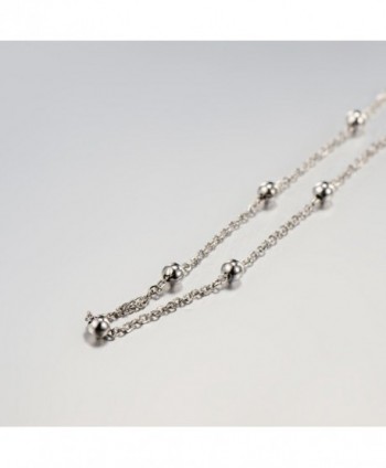 Choker Necklace Sterling Silver Satellite in Women's Choker Necklaces