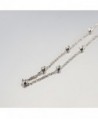 Choker Necklace Sterling Silver Satellite in Women's Choker Necklaces
