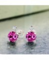 2 08 Created Sapphire White Earrings in Women's Stud Earrings