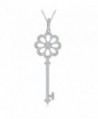 Necklace- Jewelry Pendant Necklace- Sable "Secret Garden's Key"- Best Idea Gifts for Girls Women - CC1838WKW0C