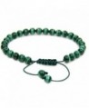 Natural Malachite Gemstone Adjustable Bracelet - A Grade Malachite - C9187RE876E