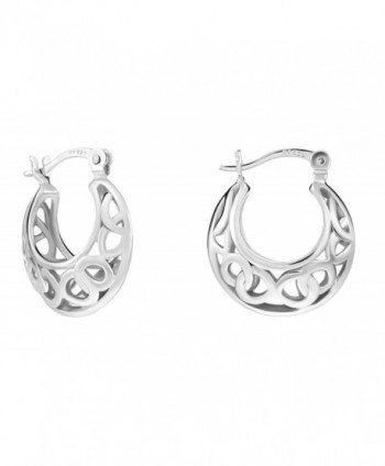 Sterling Silver Filigree Small Earrings