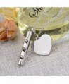 Cremation Personalized Cylinder necklace Memorial in Women's Chain Necklaces