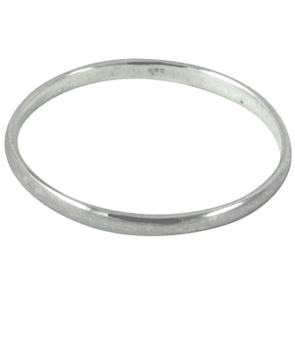 apop nyc Sterling Silver 2mm Band MiDi Ring Stacking (Size 2 - Size 4) Unisex - CD11UB0T84Z