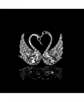 Elegant Luxury Jewelry Silver tone Brooches in Women's Brooches & Pins