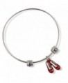 Ruby Red Slippers Shoes Fancy Bangle - C01833GQCAE