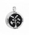  Tree of Life Stainless Steel Ashes Keepsake Urn Necklace Cremation Jewelry Memorial Pendant Family Tree - CJ186SYT9WA