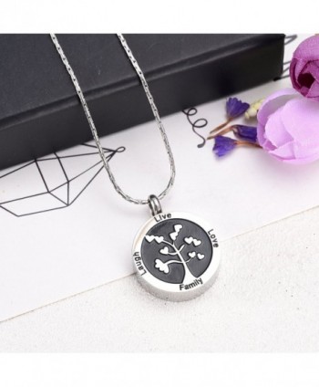 Stainless Keepsake Necklace Cremation Memorial