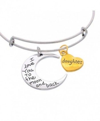 Pendants Daughter Expandable Bangle Bracelet