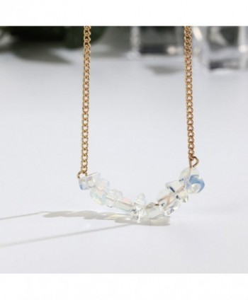 Dainty Opalite Necklace Minimalist Jewellry in Women's Choker Necklaces