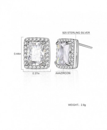 HONGYE Platinum Elements Zirconia Earrings in Women's Stud Earrings