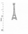 Sterling Silver Eiffel Tower Pendant in Women's Pendants