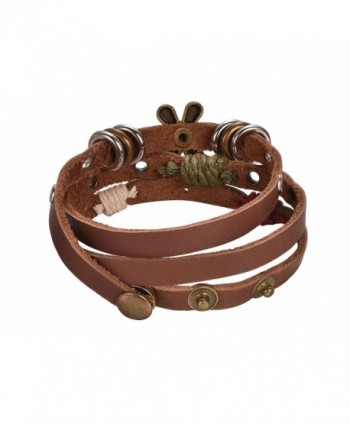 Leather Bracelet Flower Regetta Jewelry