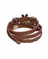Leather Bracelet Flower Regetta Jewelry