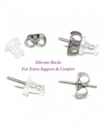Sterling Silver Skull Crossbones Earrings in Women's Stud Earrings
