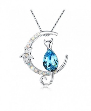 Pendant Circling Necklace Crystals Swarovski - CL187QW4ZRA