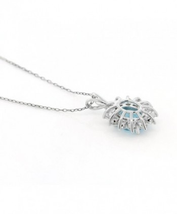 Gemstone Birthstone Sterling Silver Pendant in Women's Jewelry Sets
