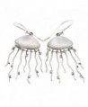 Iridescent Mother Jellyfish Sterling Earrings