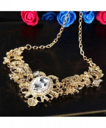 BriLove Vintaged Inspired Statement Gold Tone in Women's Y-Necklaces