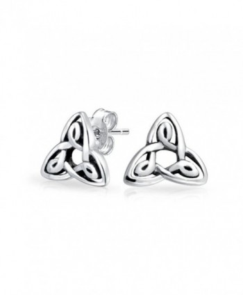 Bling Jewelry Trinity earrings Sterling in Women's Stud Earrings