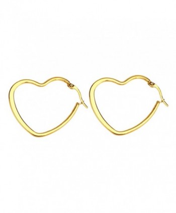 Nicever Stainless Steel Large Earrings