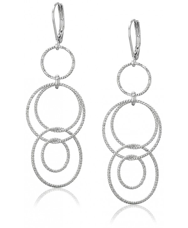 Anne Klein Circle Around Multi-Drop Earrings - Silver - CP12BYMP2BB