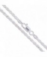 Sterling Silver Diamond-Cut Rope Chain 1.1mm 1.4mm 1.5mm 1.7mm 2.2mm Solid 925 Italy New Necklace - C211EYZOQ31