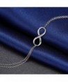 925 Sterling Silver Infinity Bracelet in Women's Strand Bracelets