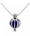 Bead Cage Locket Necklace Pearl in Women's Lockets