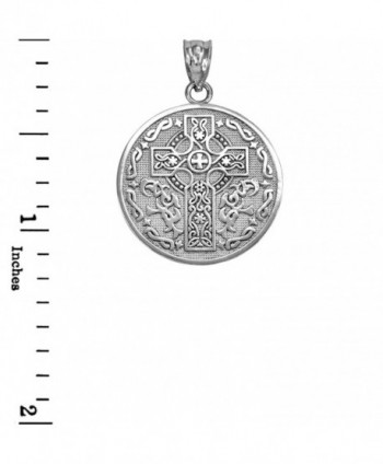 Sterling Reversible Blessing Pendant Necklace in Women's Pendants