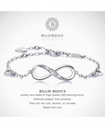 Billie Bijoux Sterling Adjustable Valentines in Women's Strand Bracelets
