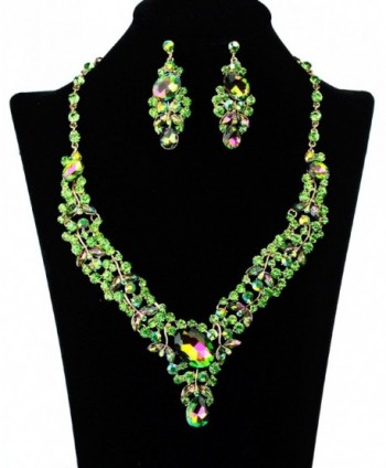 Womens Evening Gala Necklace Earring