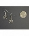 Mystical Wiccan Pentacle Pentagram Earrings in Women's Drop & Dangle Earrings