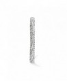 2 25mm Rhodium Sterling Stackable Textured in Women's Band Rings