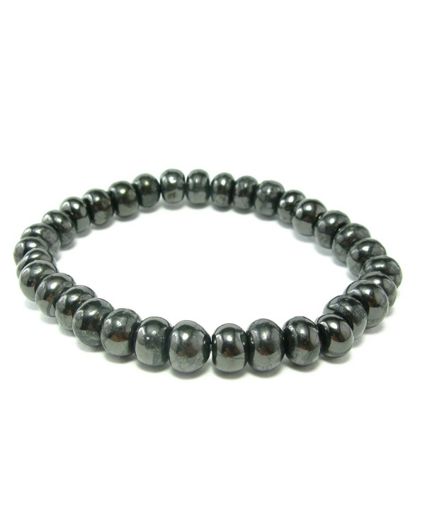 Shungite Bracelet From Russia - Rondelle Beads - CW127XYSWKH