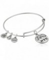 Alex and Ani Places We Love NYC Skyline Expandable Wire Bangle Bracelet- 7.25" - Rafaelian Silver Finish - CJ11FZULIYT